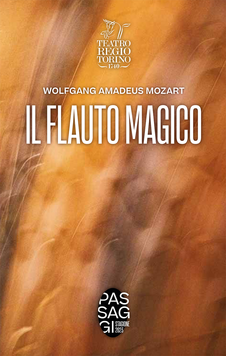 Copertina del programma di sala de Il flauto magico